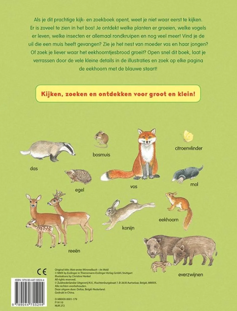 Kijk- en zoekboek - In het bos