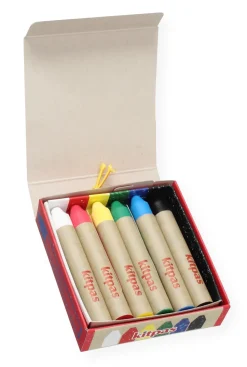 Kitpas Rijstwax (Raam)Krijt Medium Set 6-delig