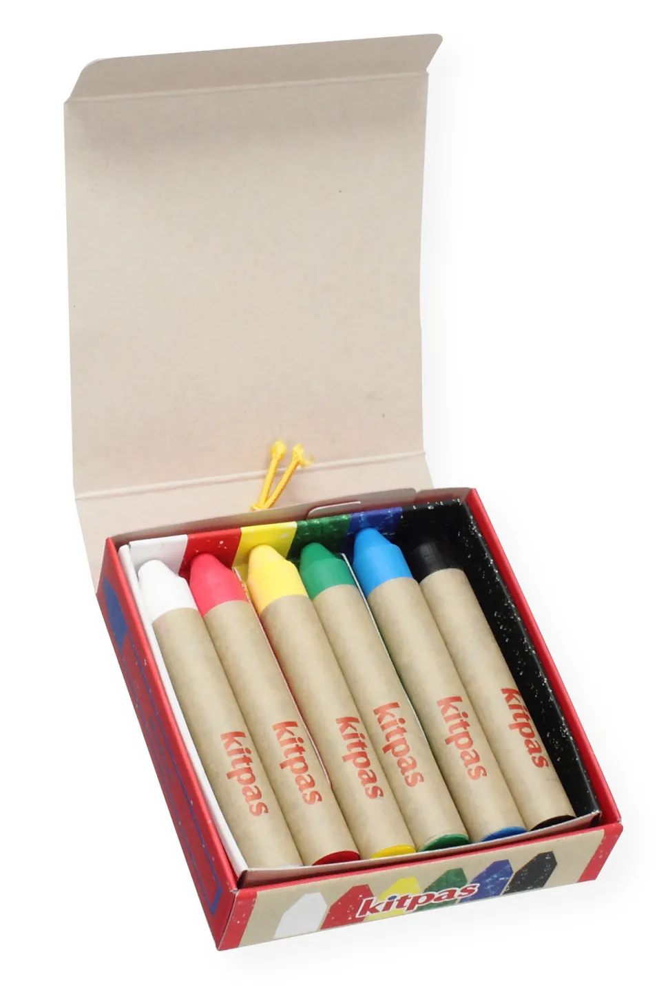 Kitpas Rijstwax (Raam)Krijt Medium Set 6-delig