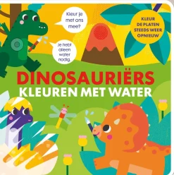 Kleuren met water Dino's