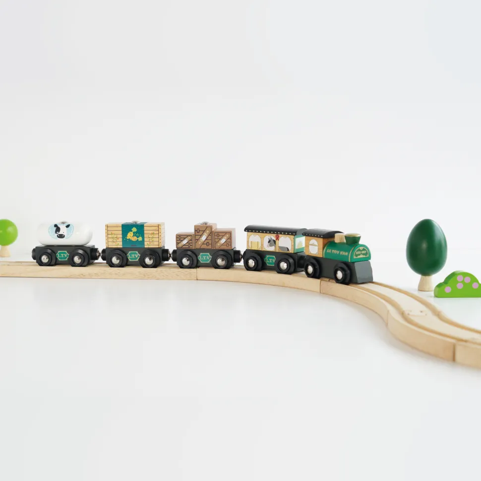 Le Toy Van-Trein Set Great Green Train Hout
