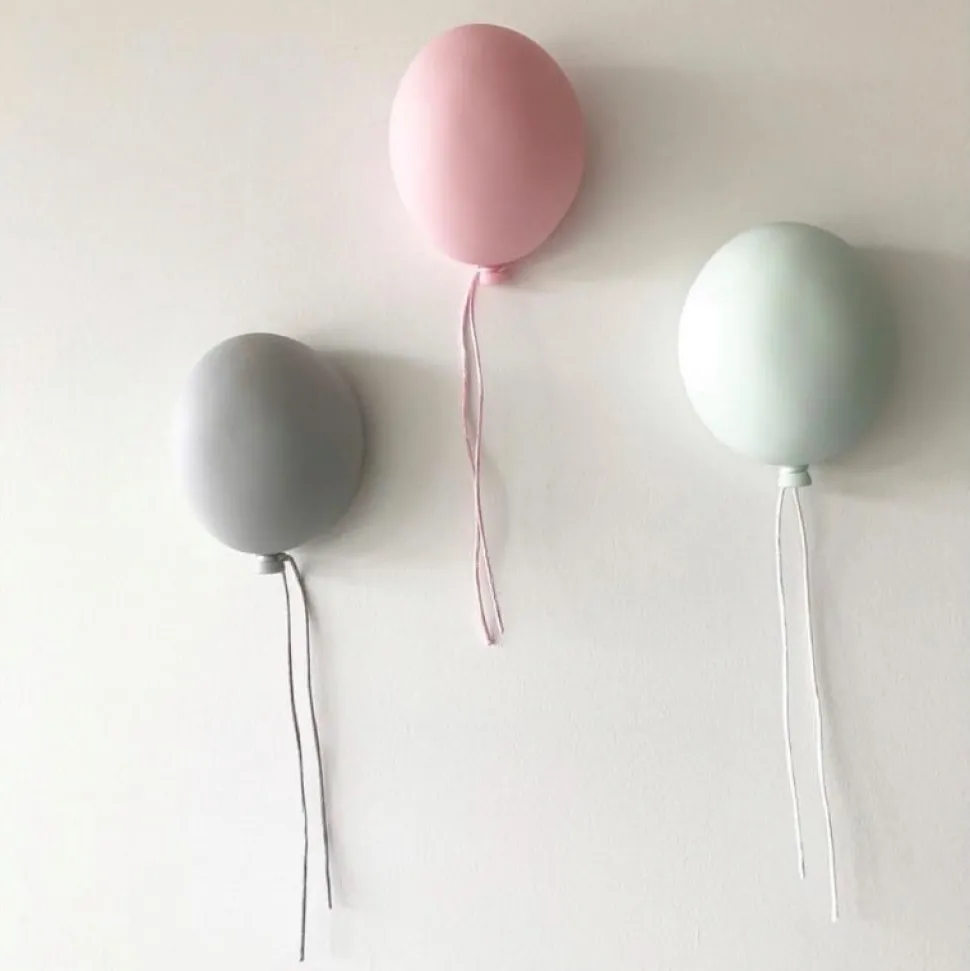 Lello Kids Balloon Wall Tap Light Small Baby Grey