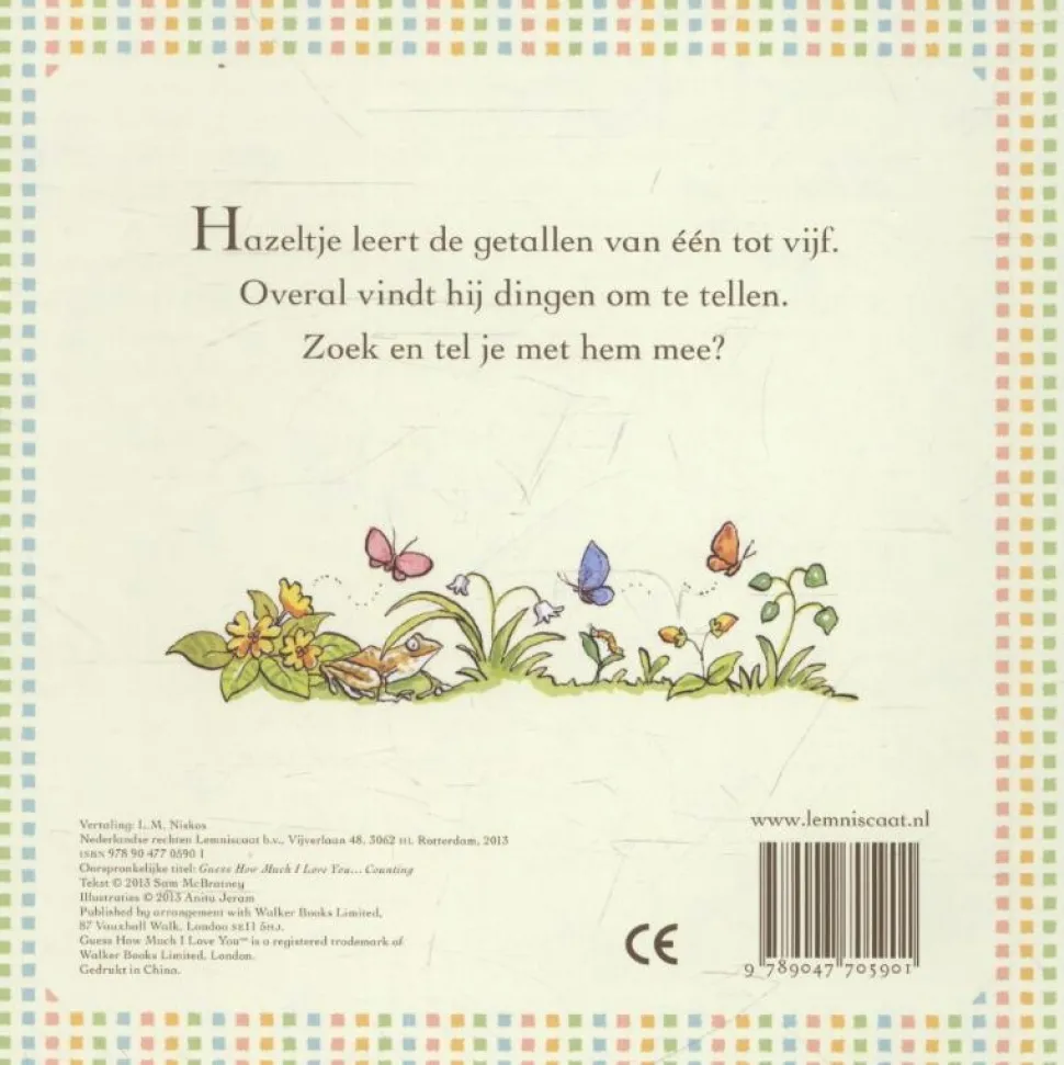 Lemniscaat Raad eens hoeveel ik van je hou kartonboek