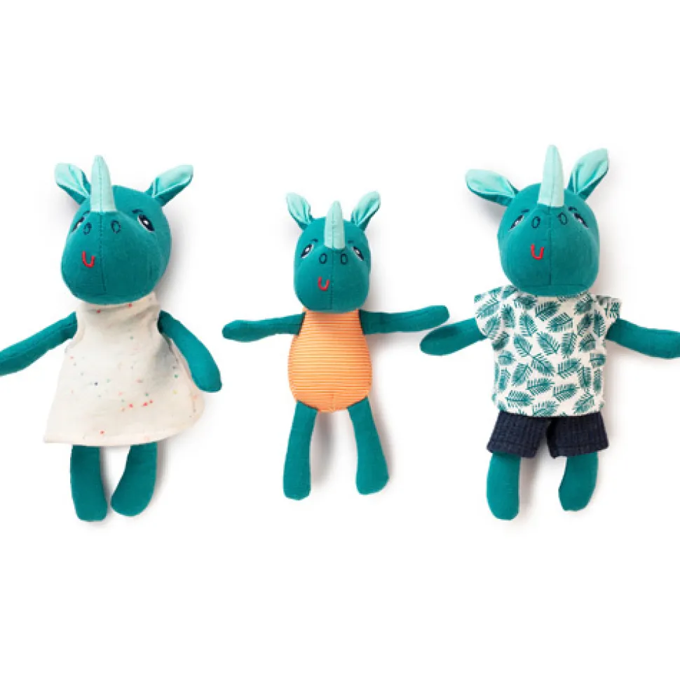 Lilliputiens Speelset Minipersonages Het Gezin van Marius de Neushoorn