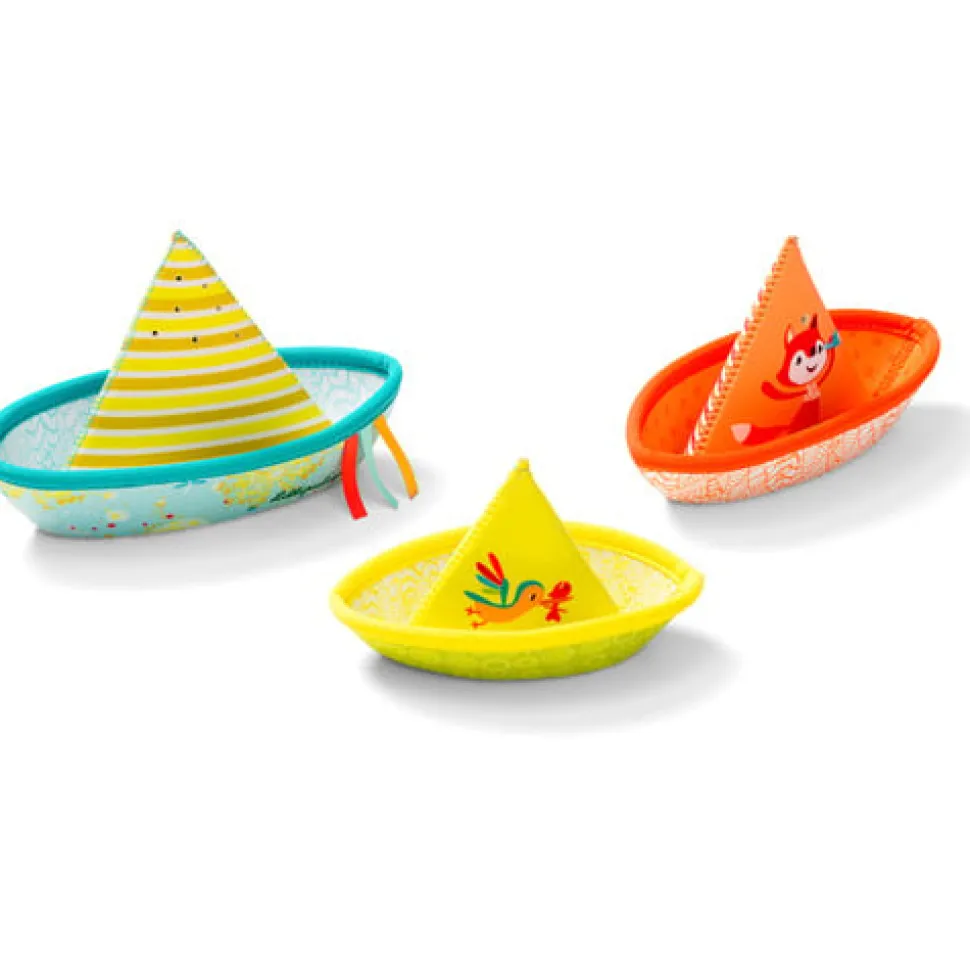 Lilliputiens Zeilbootjes Set 3-delig