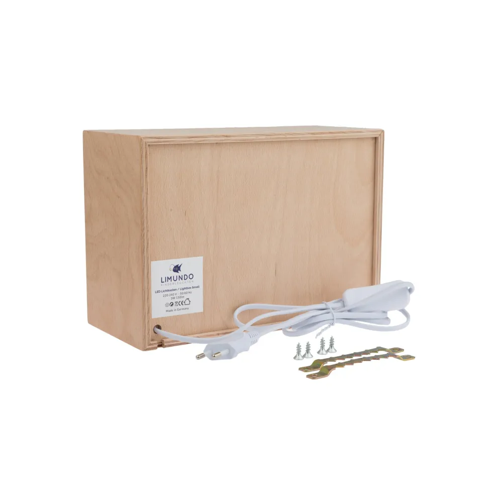 Limundo Wandlamp Rechthoekig Draw Here Beuken Hout