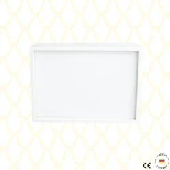 Limundo Wandlamp Rechthoekig Draw Here Wit Hout