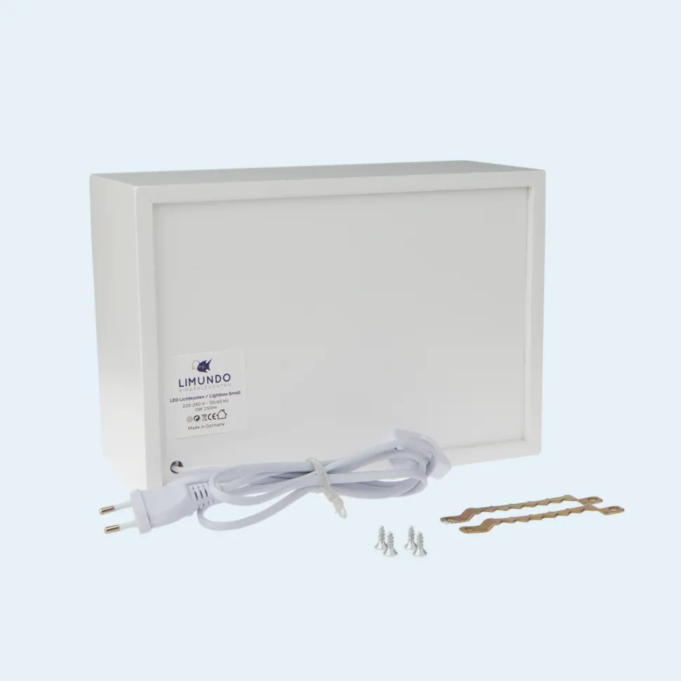 Limundo Wandlamp Rechthoekig Muis Sophia Wit Hout