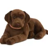 Living Nature Knuffel Hond Labrador Chocoladebruin