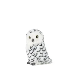 Living Nature Knuffel Sneeuwuil met Draaiend Hoofd