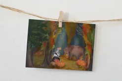 Lotte Drouen Ansichtkaart Pompoen zoeken