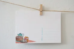 Lotte Drouen Ansichtkaart Picknick tussen de Bloemen