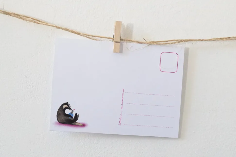 Lotte Drouen Ansichtkaart Buitenspelen