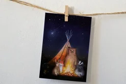 Lotte Drouen Ansichtkaart Kamperen