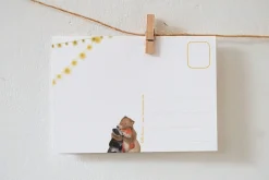 Lotte Drouen Ansichtkaart Lekker knuffelen