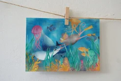 Lotte Drouen Ansichtkaart Diep in de Zee