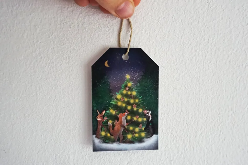 Lotte Drouen Cadeaulabelset Kerst