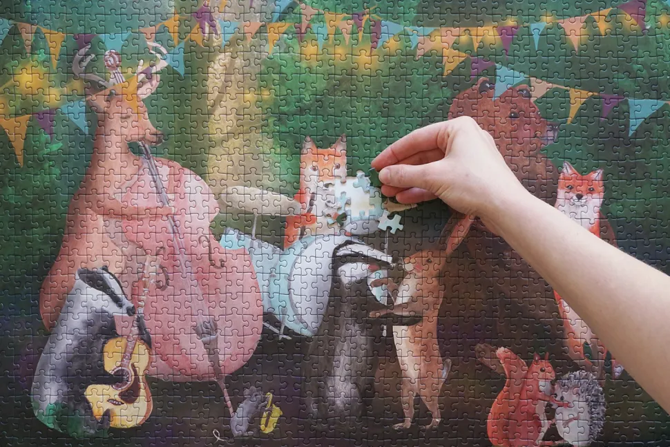 Lotte Drouen Puzzel Dansende Dieren 1000pcs