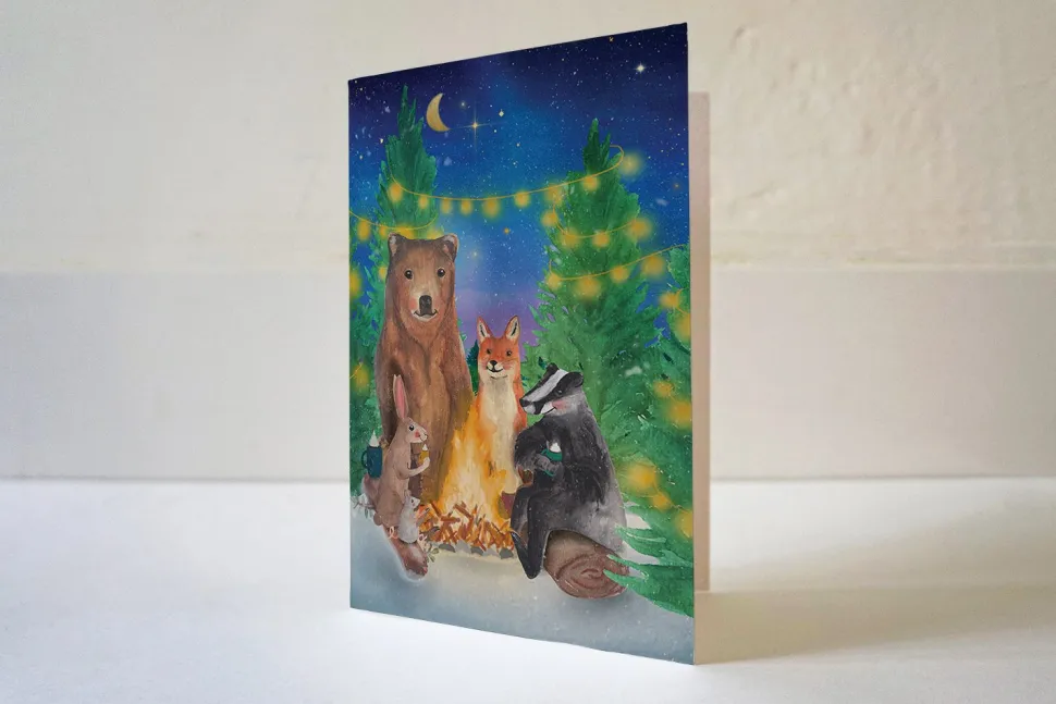 Lotte Drouen Wenskaart Chocomelk Drinken