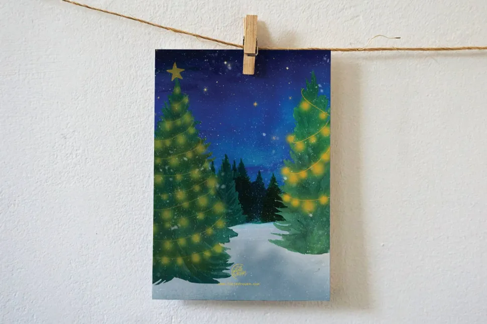 Lotte Drouen Wenskaart Chocomelk Drinken