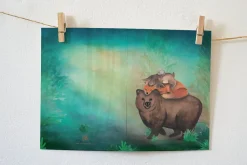 Lotte Drouen Wenskaart Stapeldieren