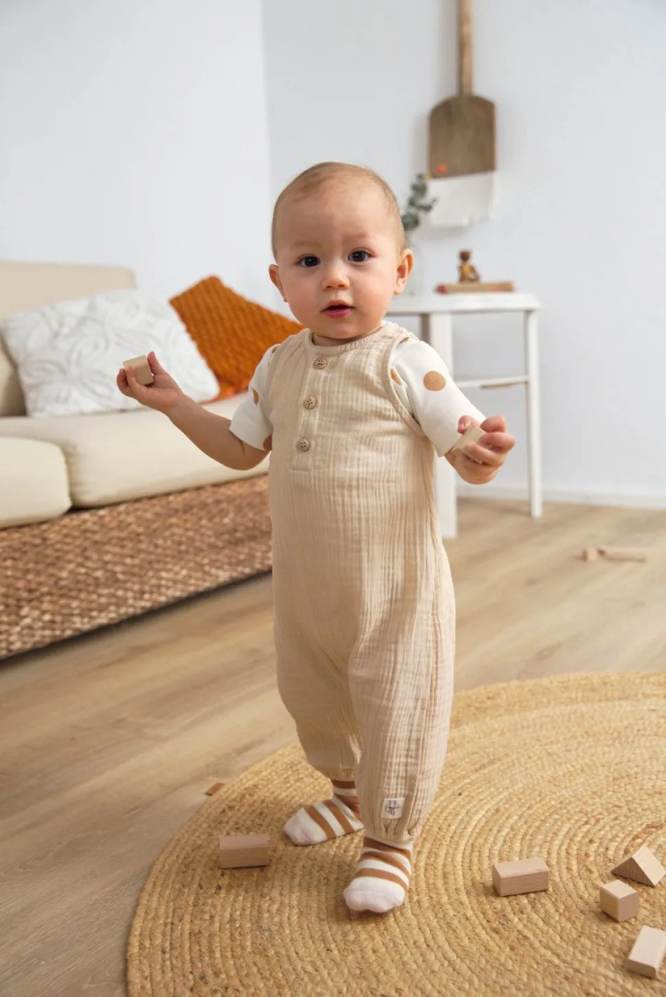 Lässig Kindersokjes V-Master Anti-Slip Powder Pink Caramel Set 2-delig