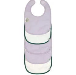 Lässig Slabbetjes Happy Rascals Hart Lavendel Set 5-delig