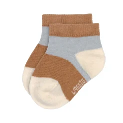 Lässig Sneaker Kindersokjes Light Blue Caramel Set 3-delig