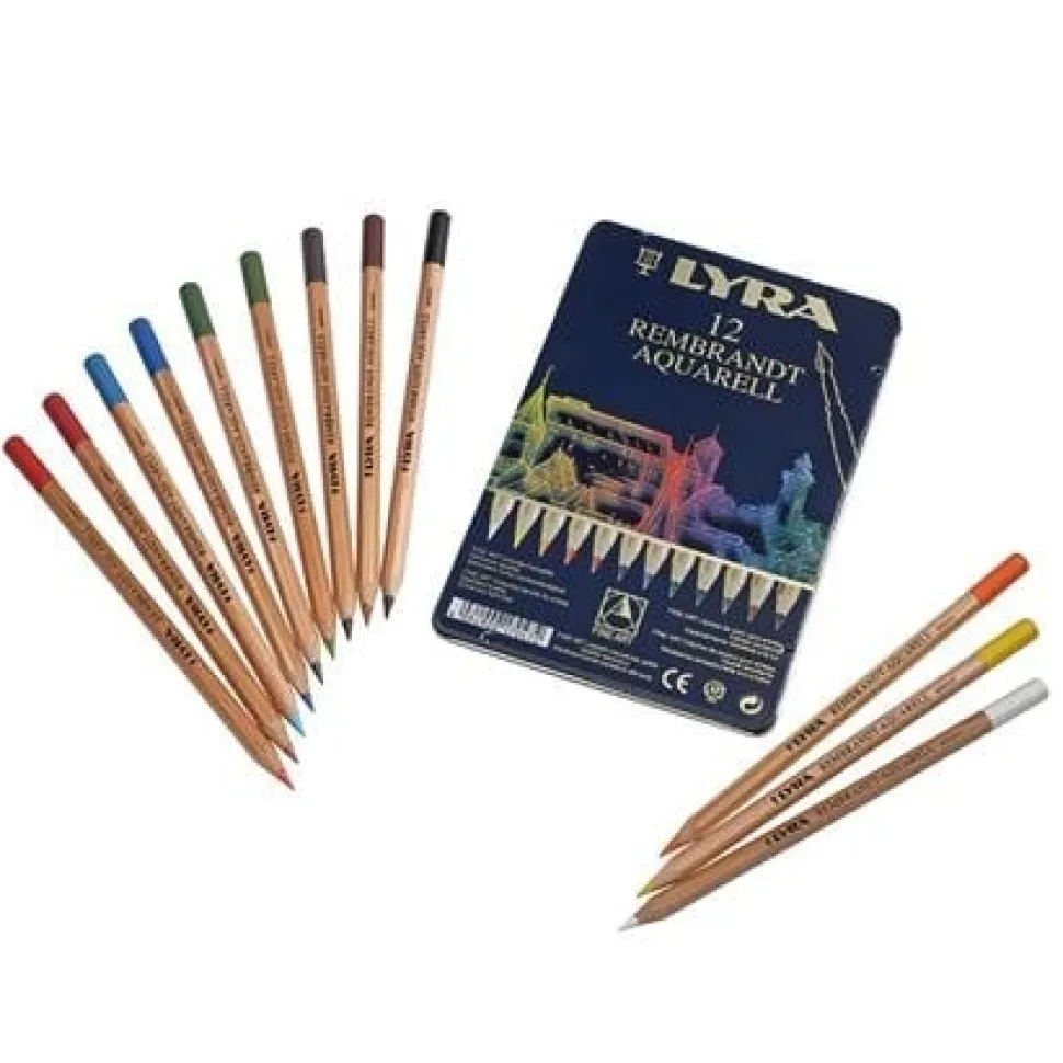 Lyra Rembrandt Aquarel Potloden Blik 12-delig