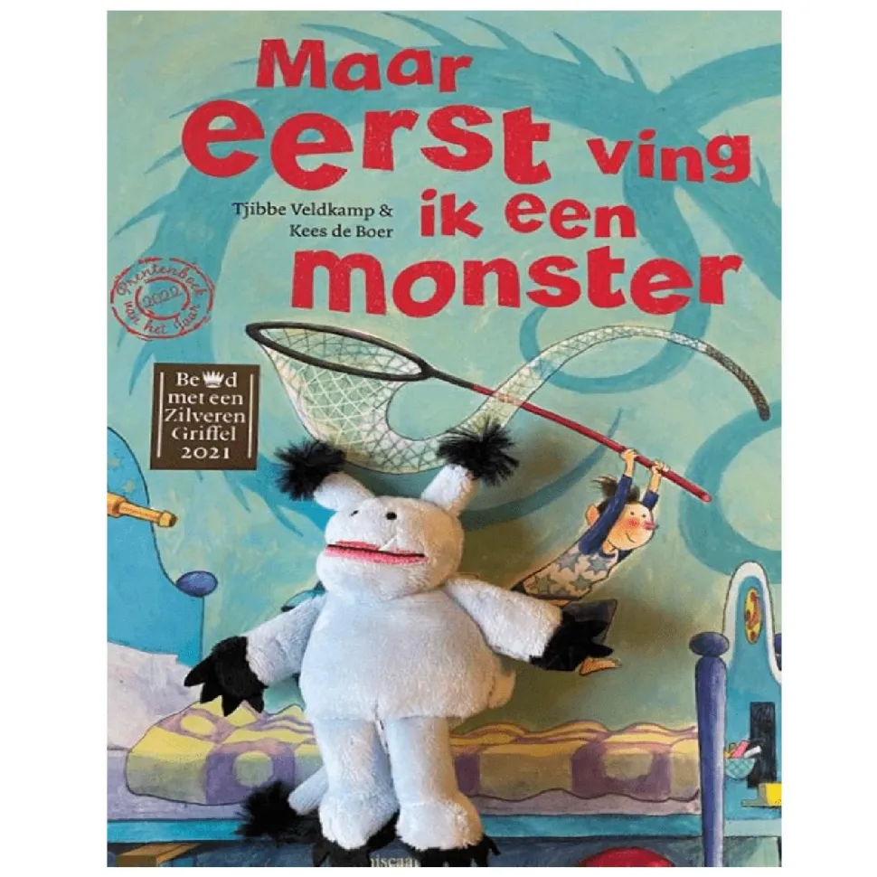 Maar eerst ving ik een monster met vingerpopje