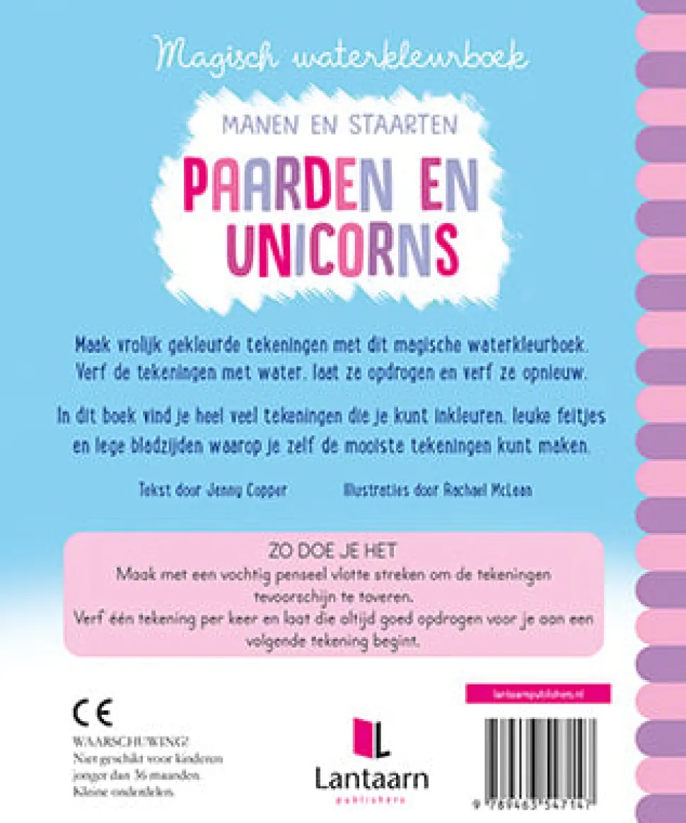 Magisch waterkleurboek Paarden en Unicorns