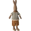 Maileg Knuffel Rabbit Size 1 Bruin met Shirt en Short 25cm