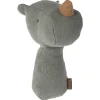 Maileg Knuffelrammelaar Lullaby Friends Neushoorn