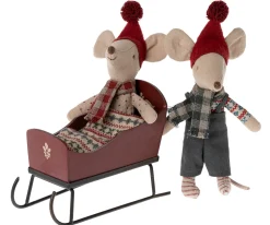 Maileg Poppenslee Rood 12cm