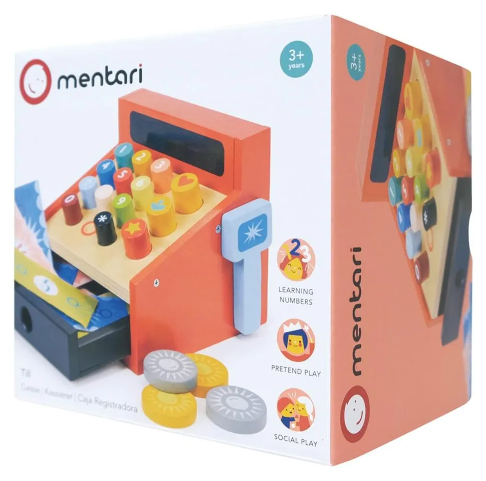 Mentari Kassa met Scanner Hout