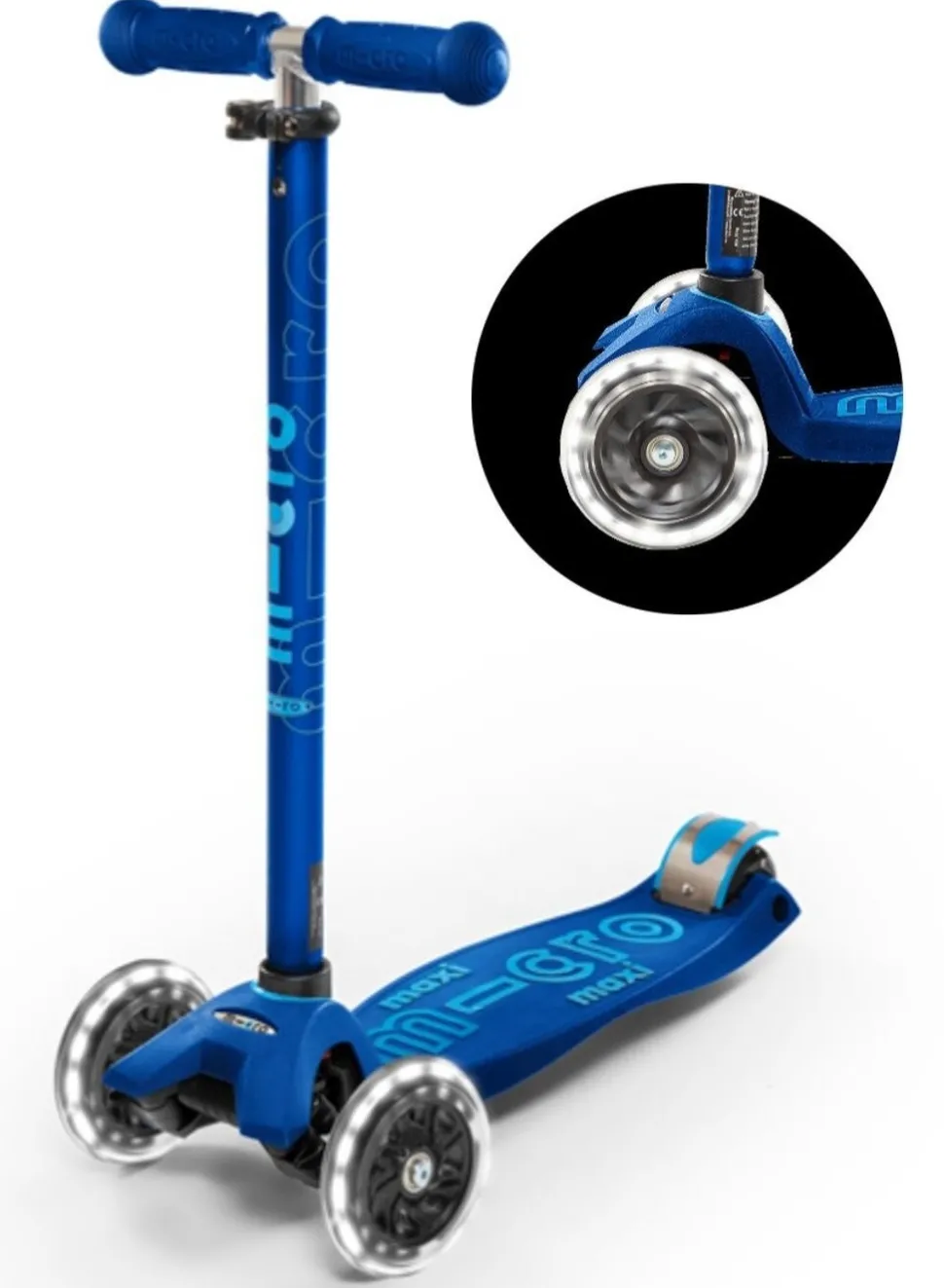 Micro Step Maxi Micro Step Deluxe Marineblauw Led