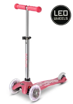 Micro Step Mini Micro Deluxe Glitter Roze LED