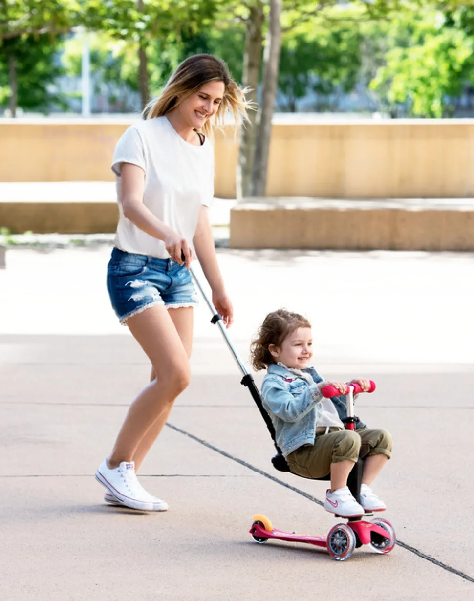 Micro Step Mini Micro Step 3in1 Deluxe Robijnroze