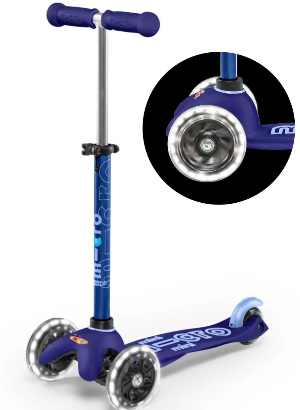 Micro Step Mini Micro Step Deluxe LED Blauw