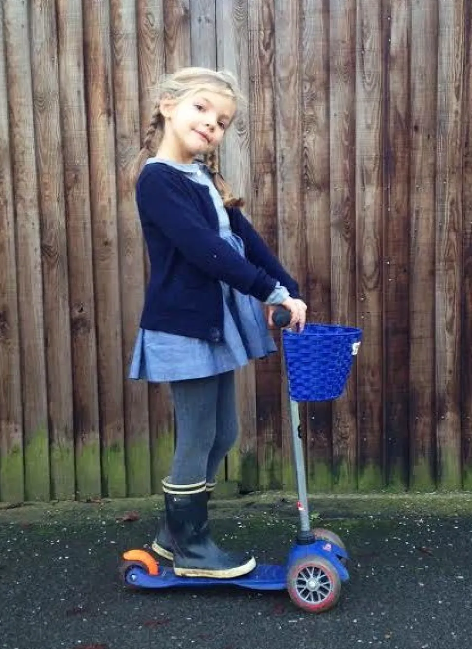 Micro Step Stepmandje Blauw