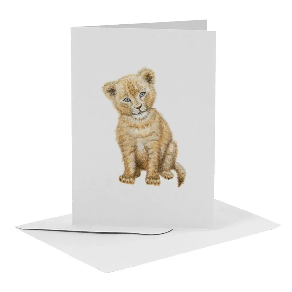 MiesToGo Wenskaart Leeuw Welp