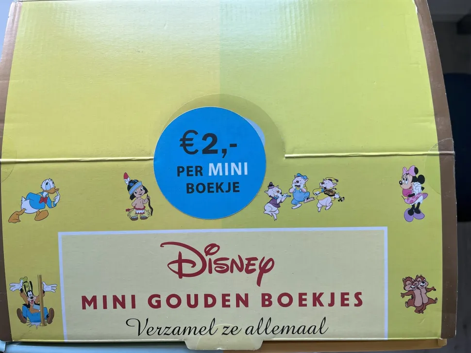 Mini Disney gouden boekjes