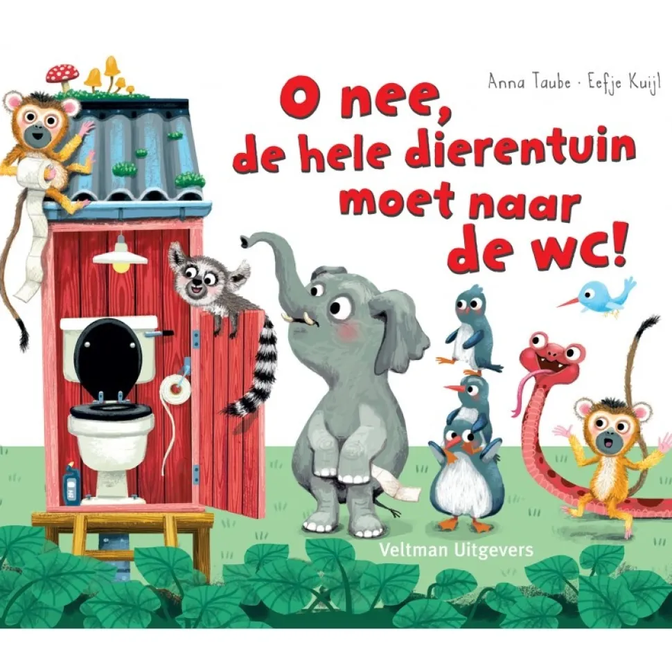 O nee, de hele dierentuin moet naar de WC!