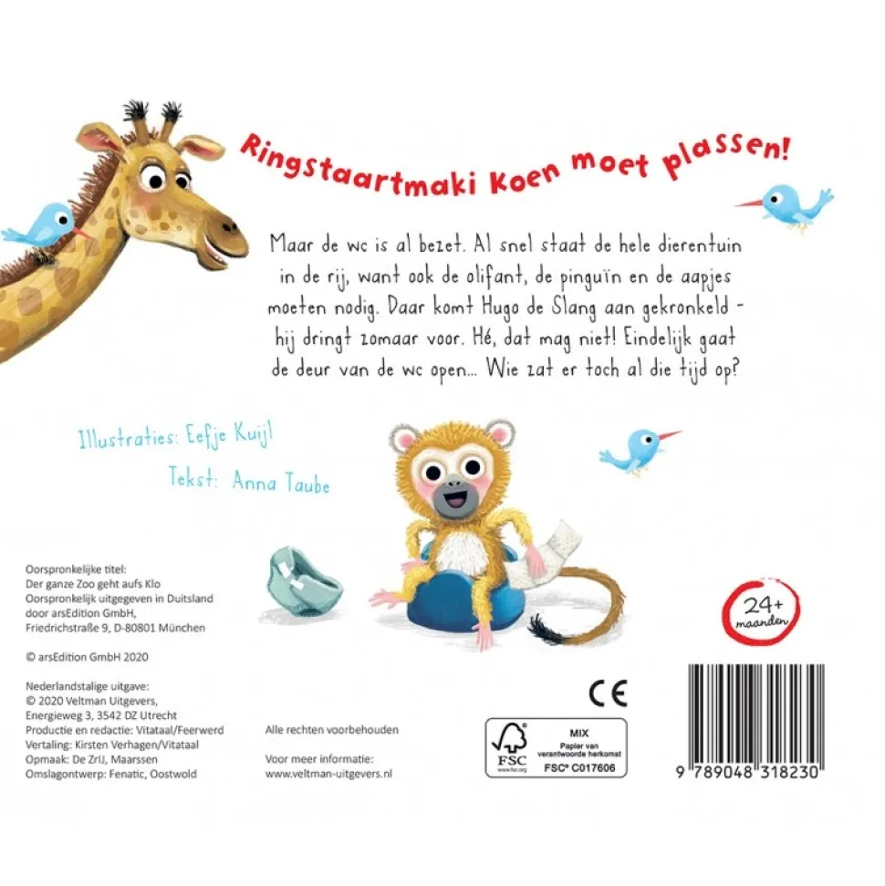 O nee, de hele dierentuin moet naar de WC!