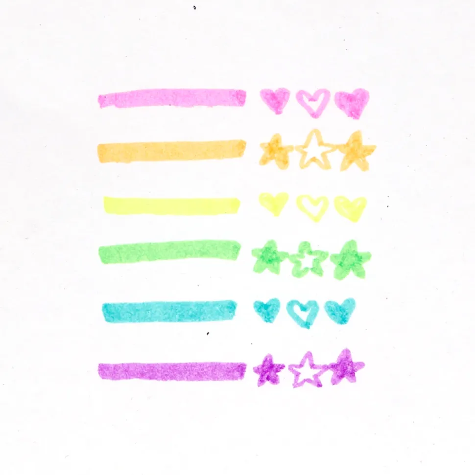 Ooly Markeerstiften Sweet Mini set 6-delig