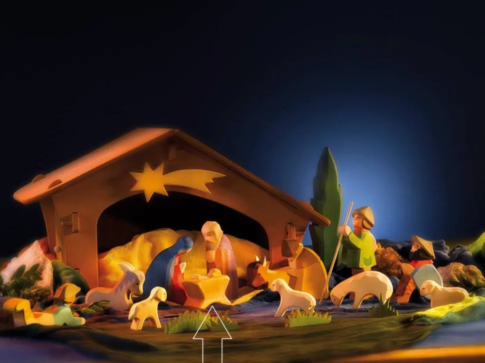 Ostheimer Kribbe met Kind 2-delig 40403