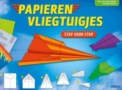 Papieren vliegtuigjes - stap voor stap