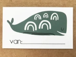 Pepermints Bewaardoosje Walvis