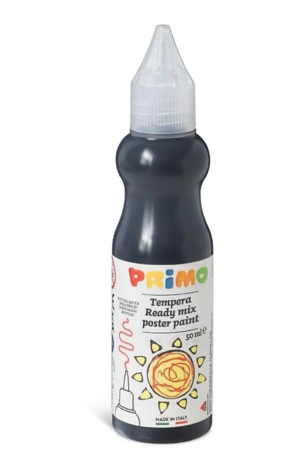 Primo Plakkaatverf in Spuitflesje Zwart 50ml