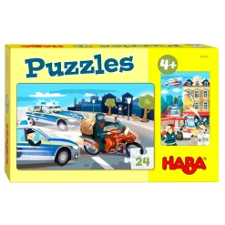 Puzzels In actie 24pcs set  2-delig